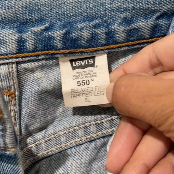 Levi’s 550 VTG Y2K High Waist Tapered  Jeans - Picture 6 of 10